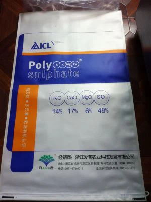 Sac d'emballage en polysulfate d'engrais ICL, 25 kg
